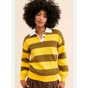 OBEY Charlie Striped Sweater Size Small $98 retail